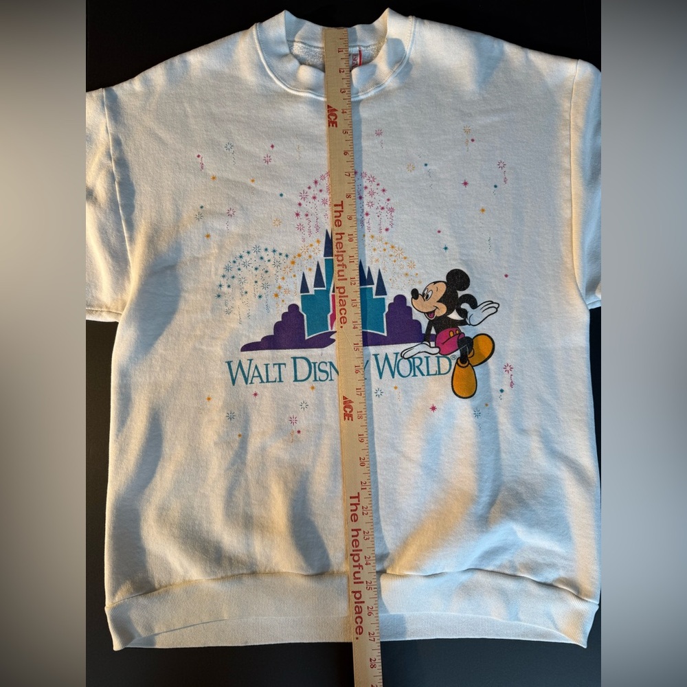 Vintage 90's Walt Disney World Mickey Mouse Crewneck Sweatshirt - Size XL - Picture 6 of 8